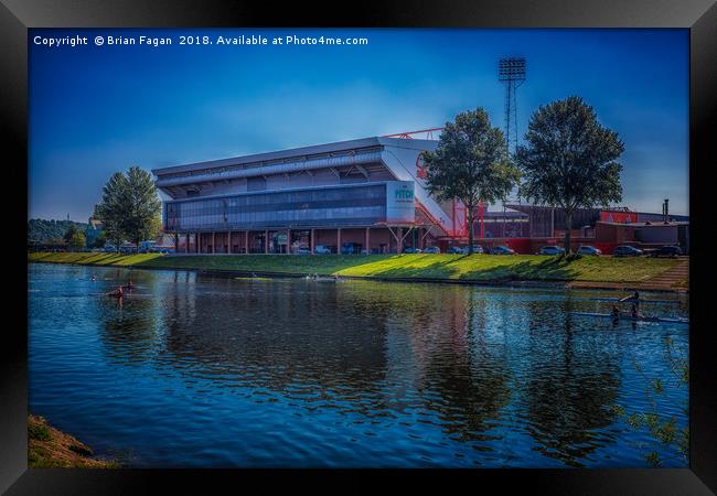 The City Ground Framed Print by Brian Fagan