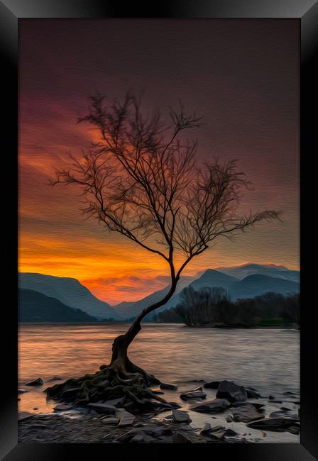 Llyn Padarn Framed Print by Paul Andrews