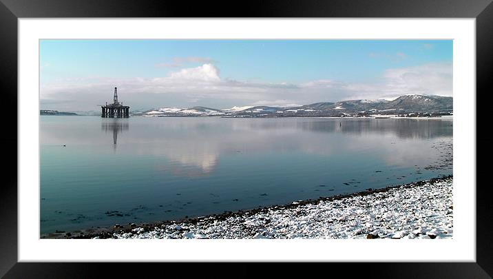 Winter Firth Framed Mounted Print by james sanderson