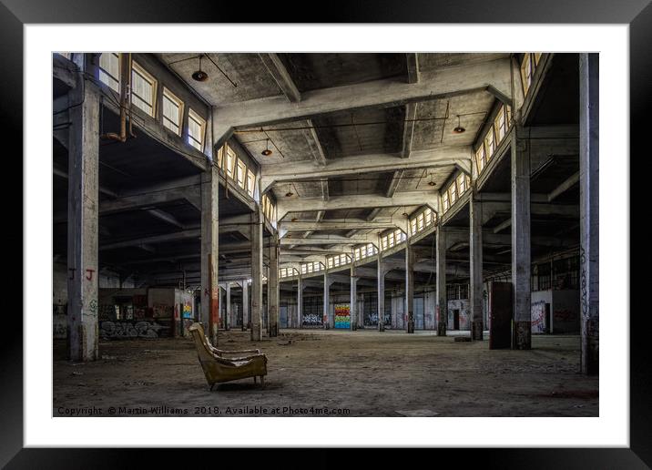 Finley Roundhouse, Birmingham, Alabama Framed Mounted Print by Martin Williams