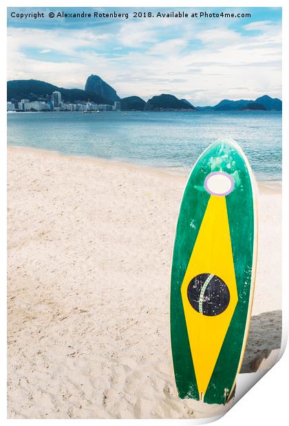 Brazilian Standup Paddle Print by Alexandre Rotenberg