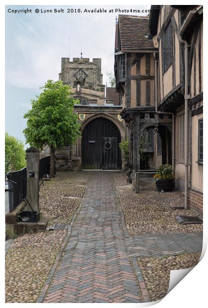 The Lord Leycester Hospital Warwick Print by Lynn Bolt