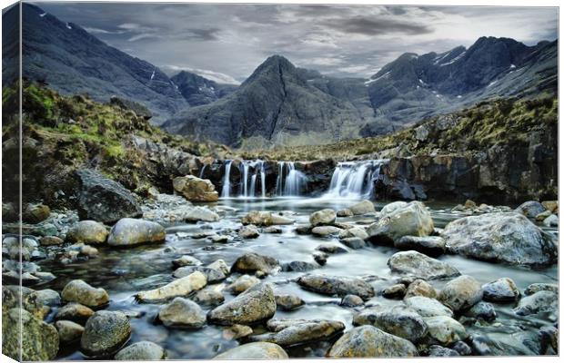The Enchanting Fairy Pools of Skye Canvas Print by JC studios LRPS ARPS