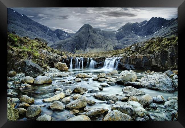 The Enchanting Fairy Pools of Skye Framed Print by JC studios LRPS ARPS