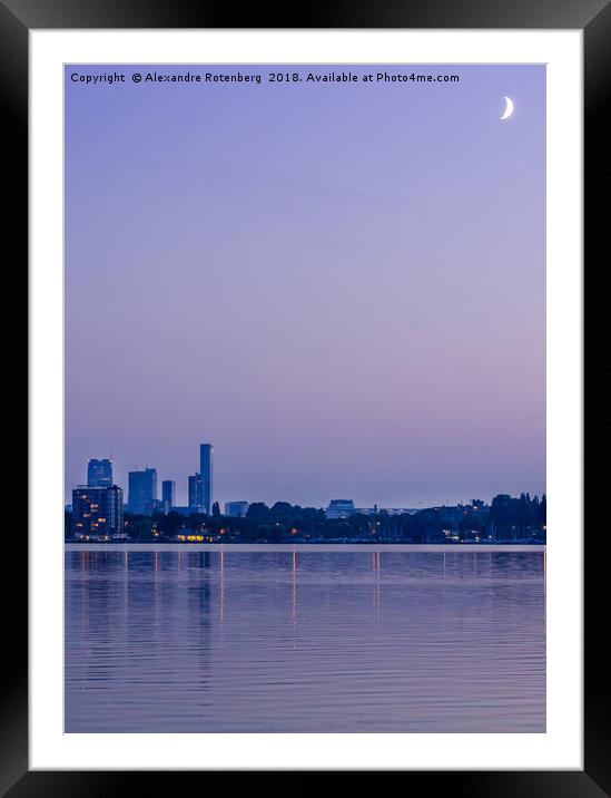 Downtown Rotterdam, Netherlands Framed Mounted Print by Alexandre Rotenberg