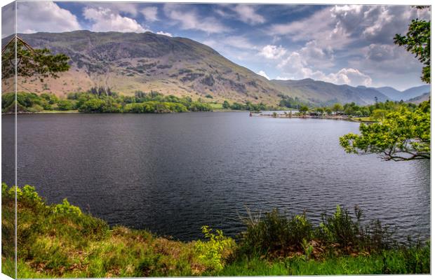 Ullswater, Cumbria Canvas Print by Images of Devon
