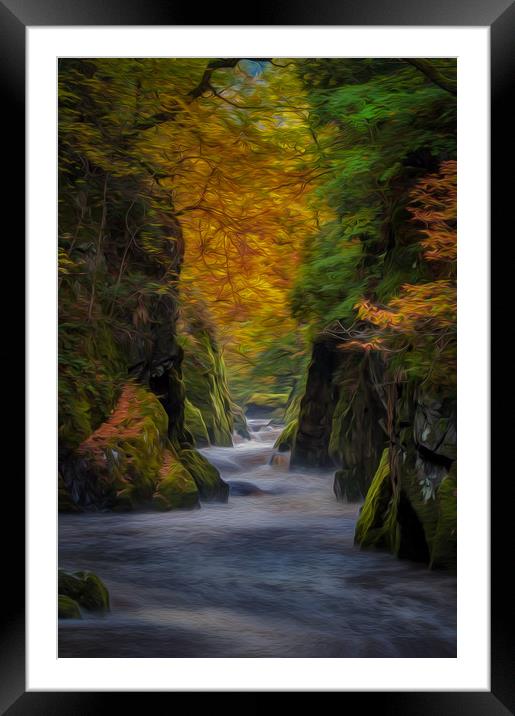 The Fairy Glen #4 Framed Mounted Print by Paul Andrews