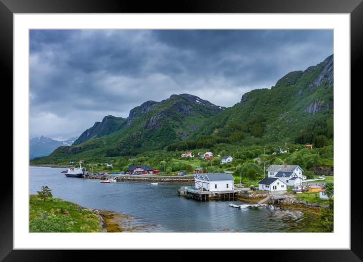 Lofoten Norway Framed Mounted Print by Hamperium Photography