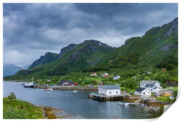 Lofoten Norway Print by Hamperium Photography