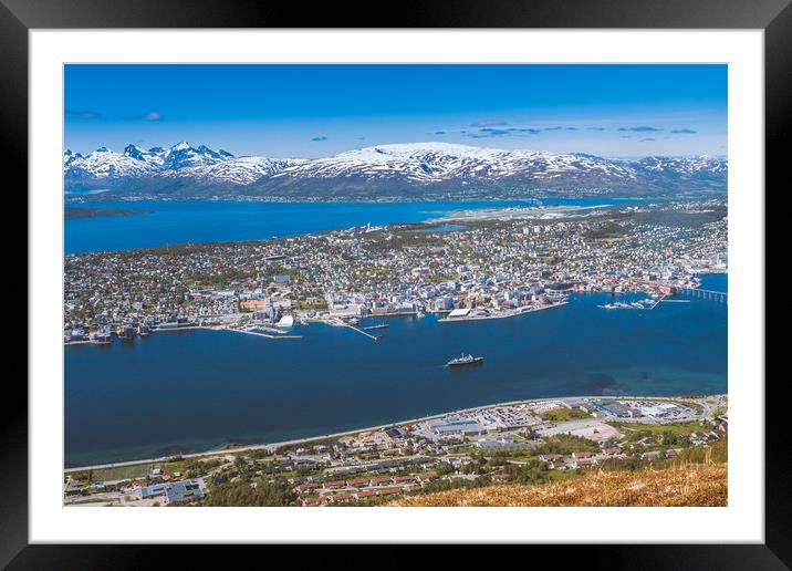 Tromsø, Paris of the north Framed Mounted Print by Hamperium Photography