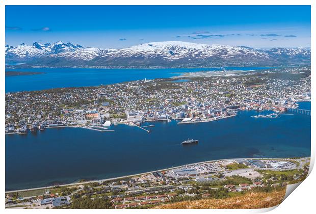 Tromsø, Paris of the north Print by Hamperium Photography