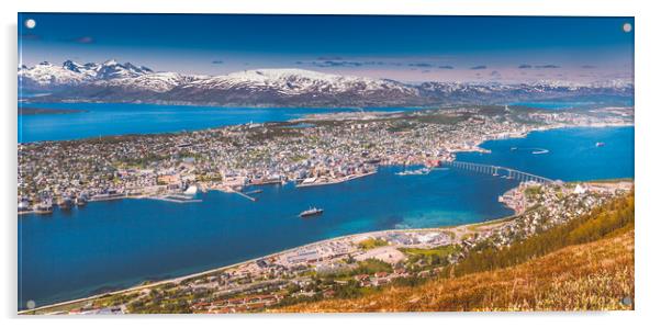 Tromsø in Norway Acrylic by Hamperium Photography