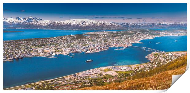 Tromsø in Norway Print by Hamperium Photography