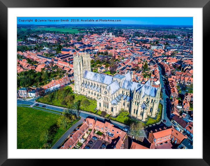 Beverley Minster Framed Mounted Print by Jamie Newson-Smith
