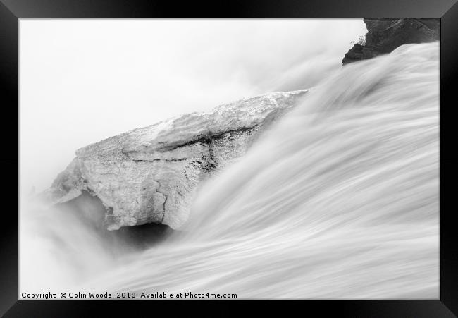 Chutes de la Chaudière in Quebec City Framed Print by Colin Woods