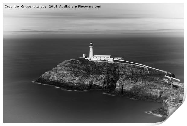 The South Stack Lighthouse Print by rawshutterbug 