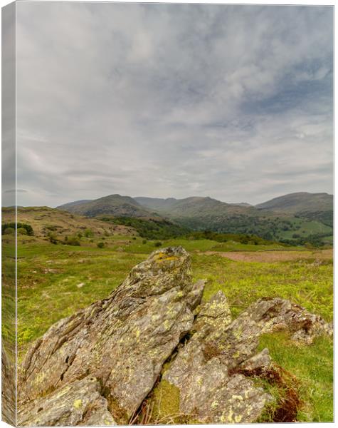 The Lake District Hills Canvas Print by Images of Devon