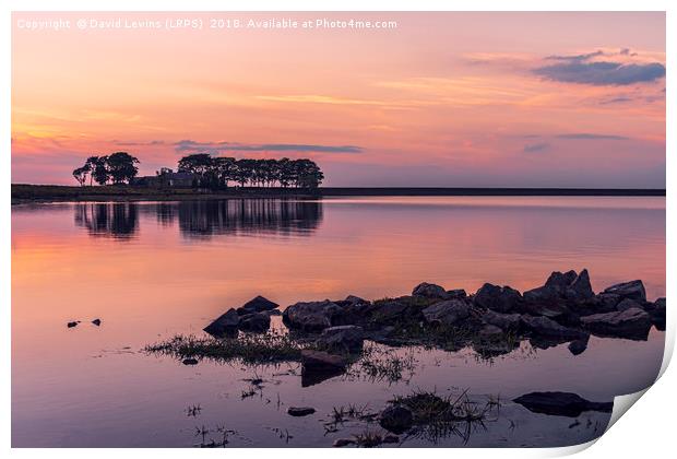 Smiddy Shaw Reservoir Print by David Lewins (LRPS)