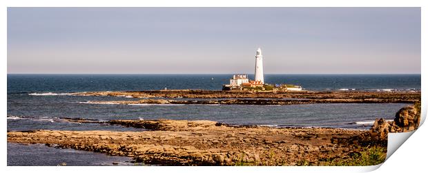 Lighthouse View Print by Naylor's Photography