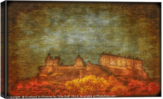 The Ramparts of Edinburgh Castle Canvas Print by Tylie Duff Photo Art