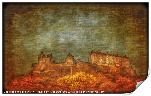 The Ramparts of Edinburgh Castle Print by Tylie Duff Photo Art