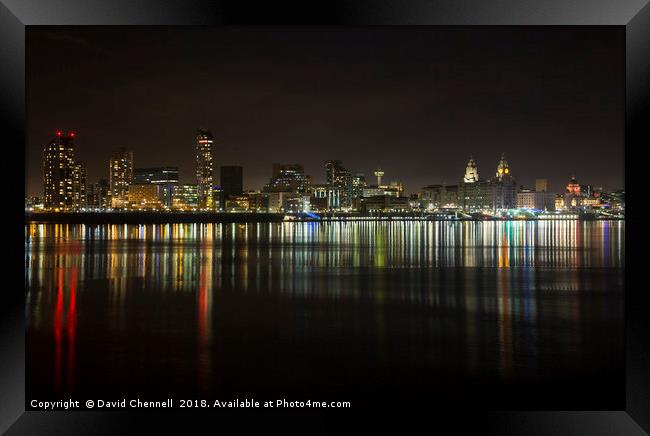 Liverpool Waterfront      Framed Print by David Chennell