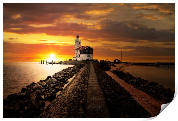 The horse of Marken Print by Ankor Light