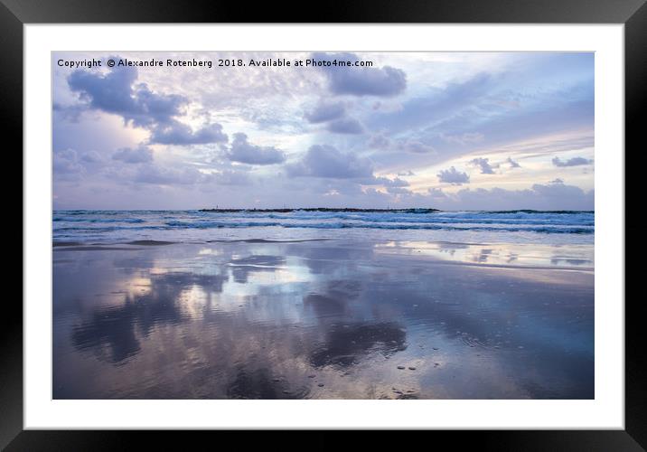 Water's edge reflection Framed Mounted Print by Alexandre Rotenberg