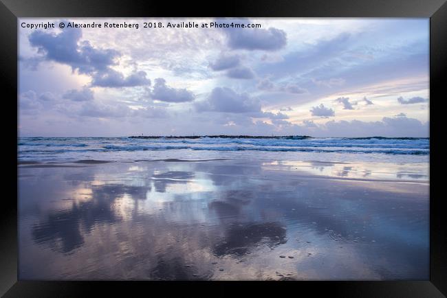 Water's edge reflection Framed Print by Alexandre Rotenberg