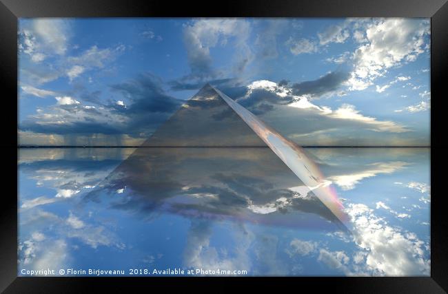 Faceted Sky Framed Print by Florin Birjoveanu