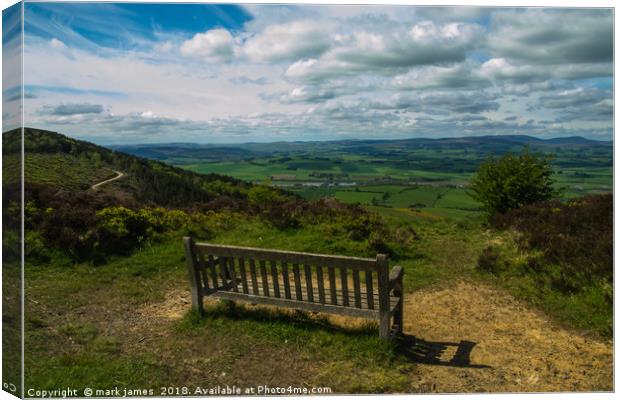 A seat with a view Canvas Print by mark james