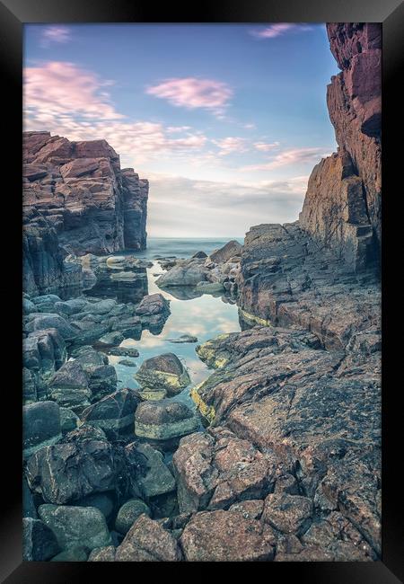 Hovs Hallar Cove Framed Print by Antony McAulay