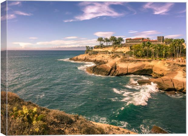 Photo's of Tenerife Costa Adeje Canvas Print by Naylor's Photography