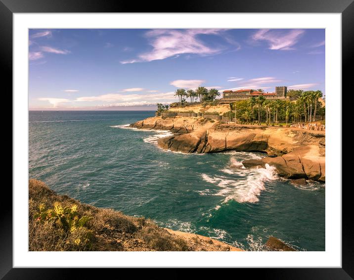 Photo's of Tenerife Costa Adeje Framed Mounted Print by Naylor's Photography