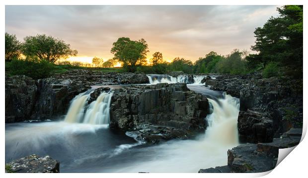 Sunset at Low Force Print by Arran Stobart
