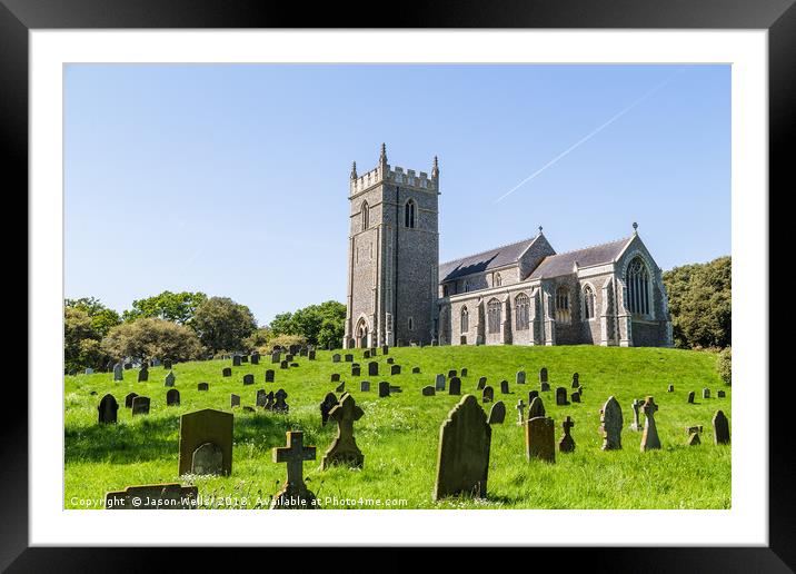 Church of St Withburga Framed Mounted Print by Jason Wells