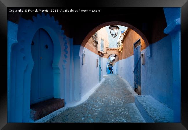 Chefchaouen Framed Print by Franck Metois