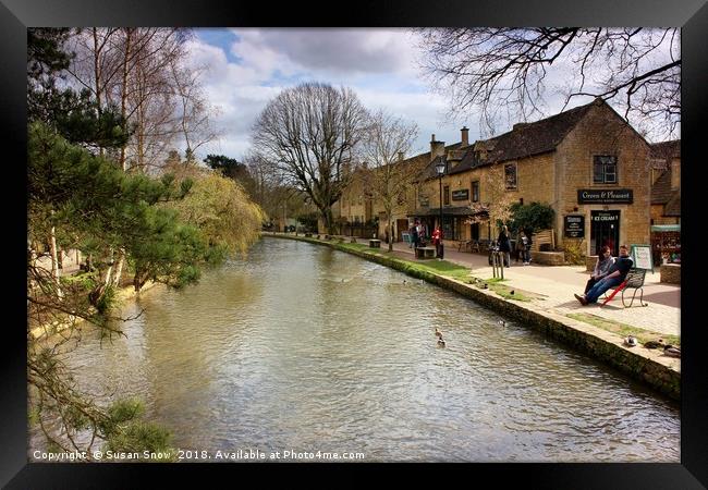 Bourton-on-the-Water, Cotswolds Framed Print by Susan Snow