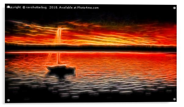 Sunset Sail Acrylic by rawshutterbug 