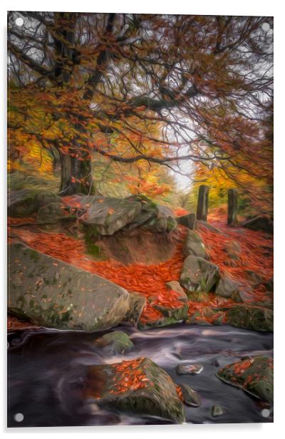 Padley Gold Acrylic by Paul Andrews