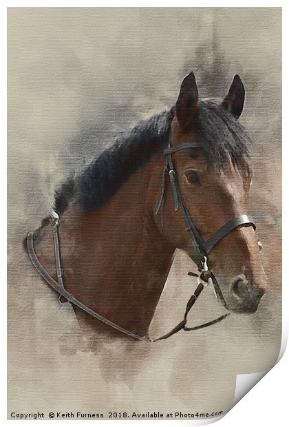 Harvey the Horse Print by Keith Furness