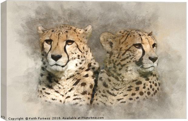 Loving Couple Canvas Print by Keith Furness