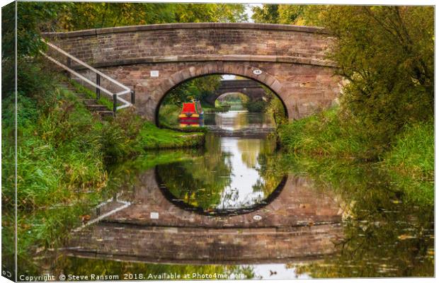 Macclesfield Canal Canvas Print by Steve Ransom