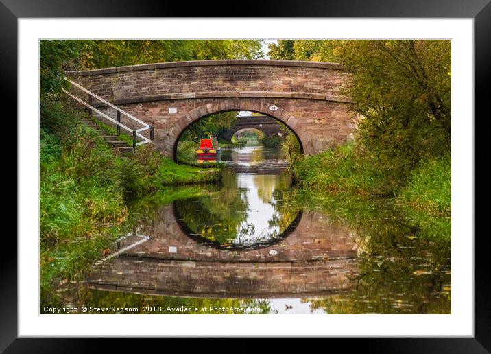 Macclesfield Canal Framed Mounted Print by Steve Ransom