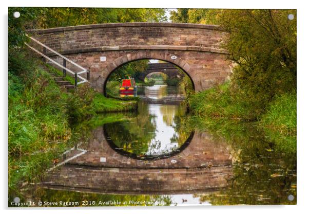 Macclesfield Canal Acrylic by Steve Ransom