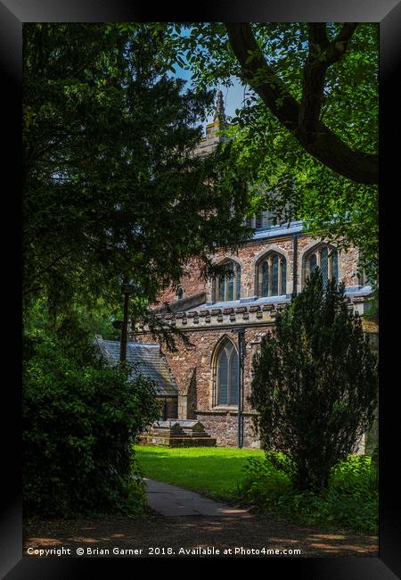 Cossington Church Framed Print by Brian Garner