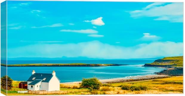 The coast of the Isle of Skye Canvas Print by Scott Paul