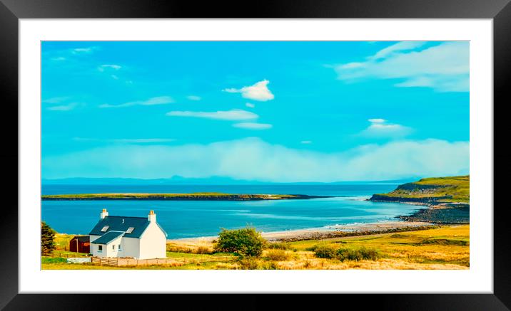 The coast of the Isle of Skye Framed Mounted Print by Scott Paul