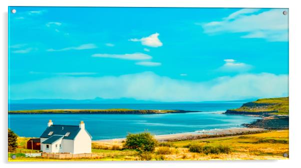 The coast of the Isle of Skye Acrylic by Scott Paul
