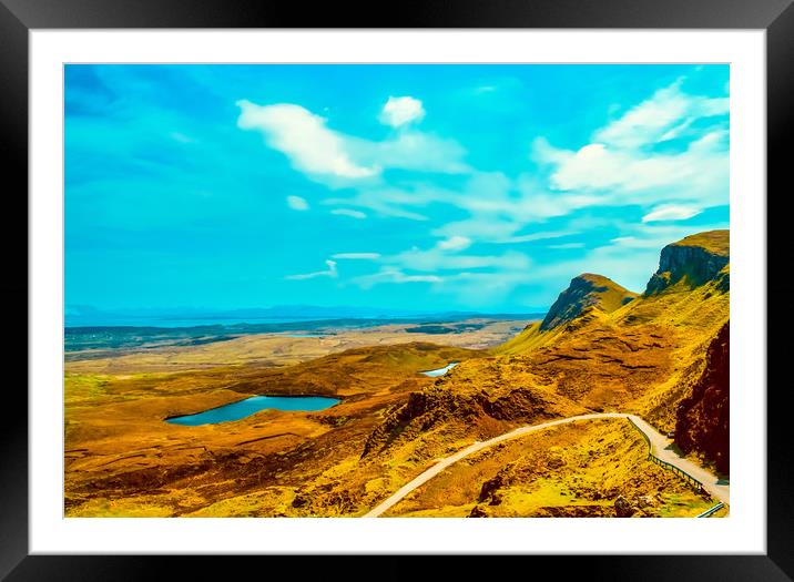 View from the Quiraing Framed Mounted Print by Scott Paul